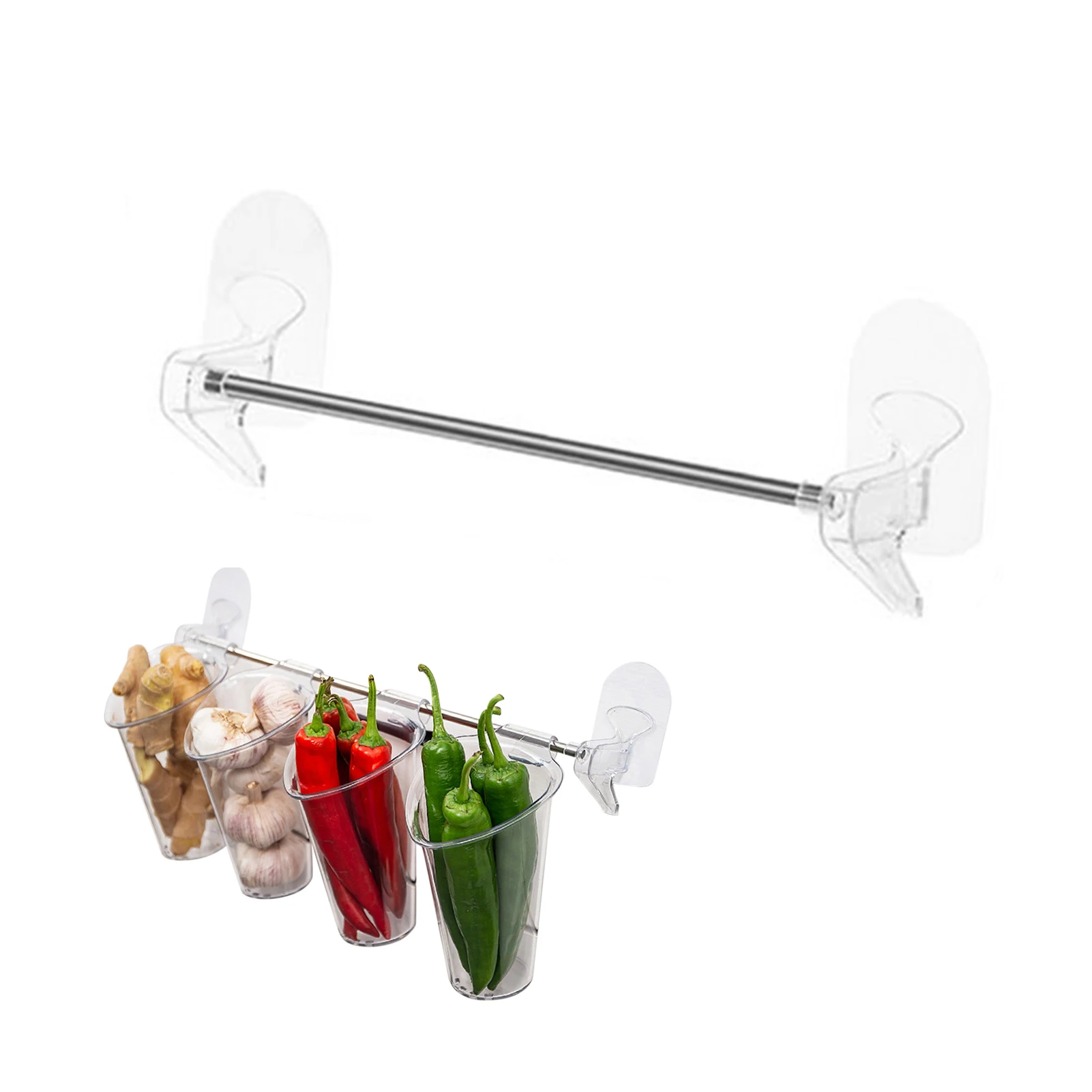 

Refrigerator Drawers Multifunctional Storage Cabinet Multifunctional Fridge Storage Bin BPA Free Organizer Clear Kitchen Cabinet