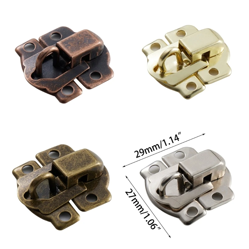 10 шт. антикварная засововая защелка декоративная пряжка для ящика шкафа