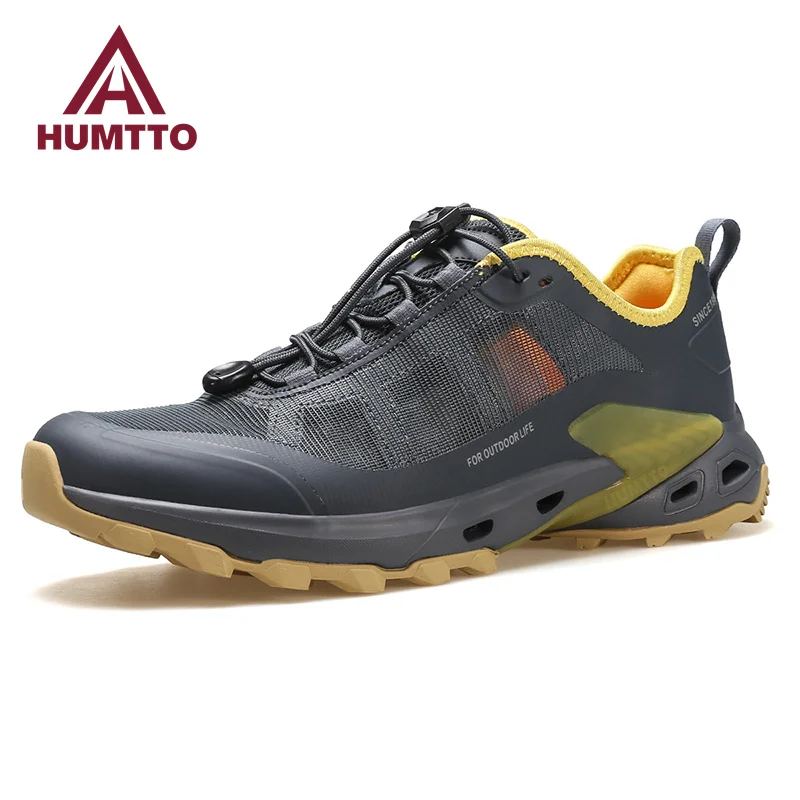 HUMTTO Summer Water Shoes for Men 2023 Breathable Sports Hiking Shoes Man Outdoor Luxury Designer Trekking Wading Sneakers Mens