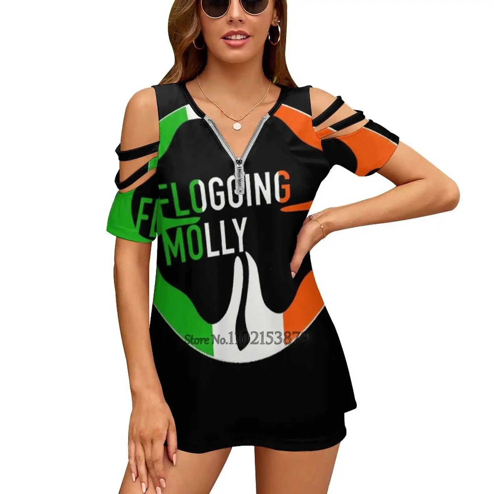 Flogging Molly Music Genres Punk ? Классические женские футболки в стиле фолк-панк 65 топы с