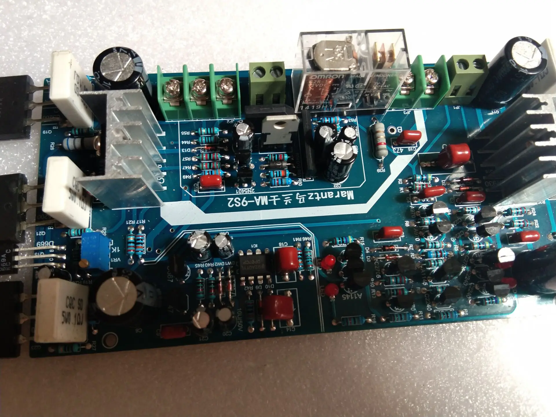 Ma9s2 ma-9s2 250W 4R 2saболее 1943 2sc5200 5200 marantz Плата усилителя после класса с защитой динамика