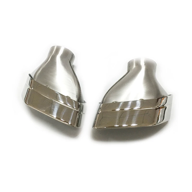

New 5 Series G30 G38 Exhaust Fit For G30 G38 Silver White Exhaust Tip