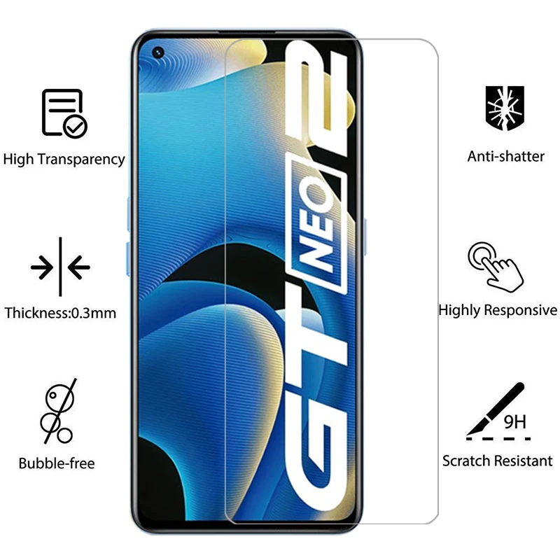 Фото Защитная пленка для Realme GT Neo 2, защитное закаленное стекло для Realmegt GTNeo Neo2 GTNeo2 5G, пленка Realmi Reali Relme Real Me №2