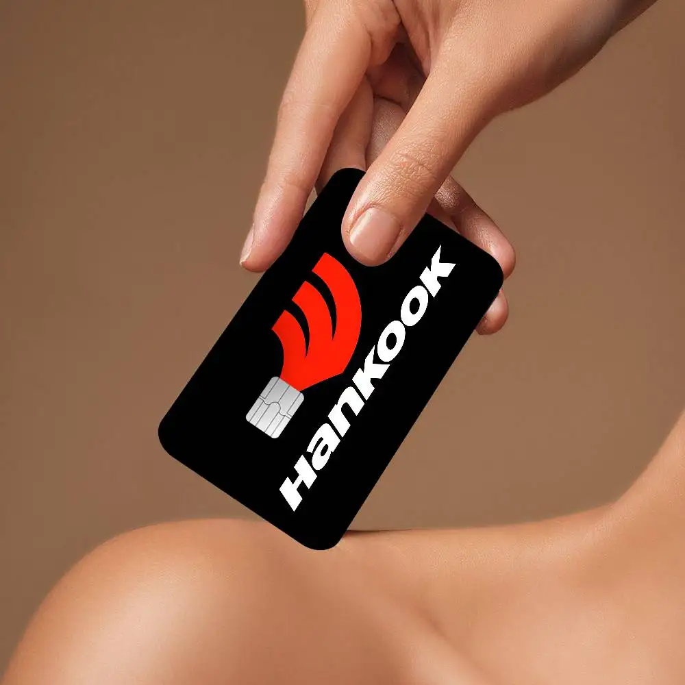 Наклейки-пленки Hankook Logo 2024 с аниме-дизайном для большого чехла-накладки на кредитнуюдебетовую карту (передняя сторона) (art.: 3920dbab704dc) - 3920dbab704dc