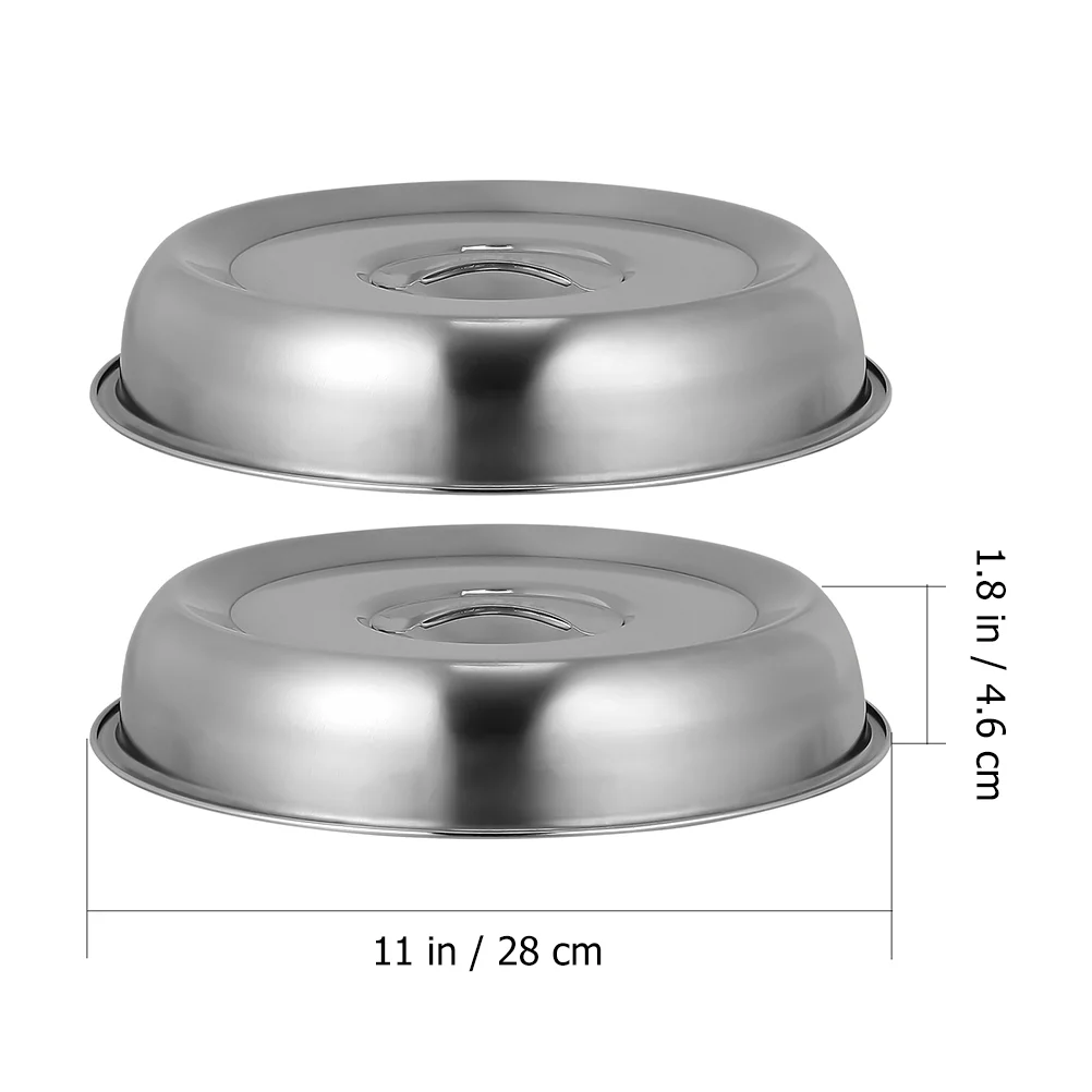 

Cheese Melting Dome Stainless Steel Round Basting Steaming Cover Burger Steamer Lid Meal Steak Dish Lids Griddle Grill