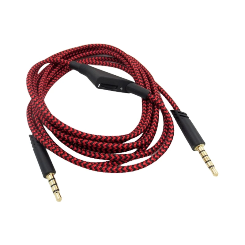 

Headset Cable with Volume Control 3.5mm Plug for Astro A10 A40 A30 Gaming Headset Universal 3.5mm Braided Cable Cord