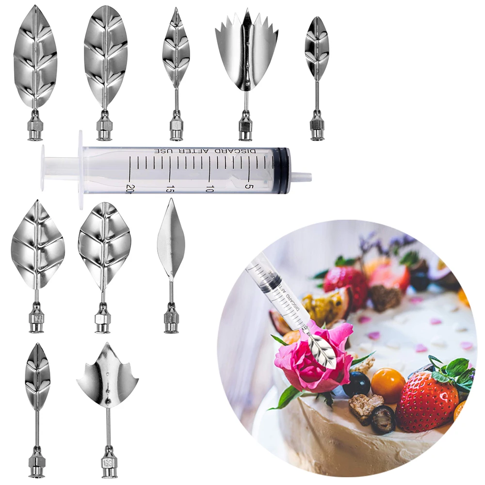 

10 шт., Форсунка для пудинга и 1 шприц