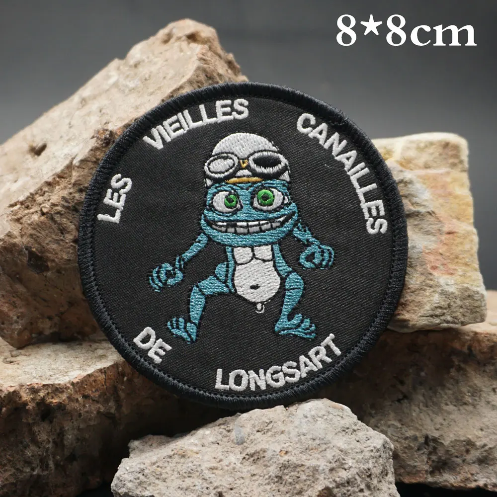 Les de longsart canai вышитые нашивки-аппликация швейная этикетка панк Байкерская группа