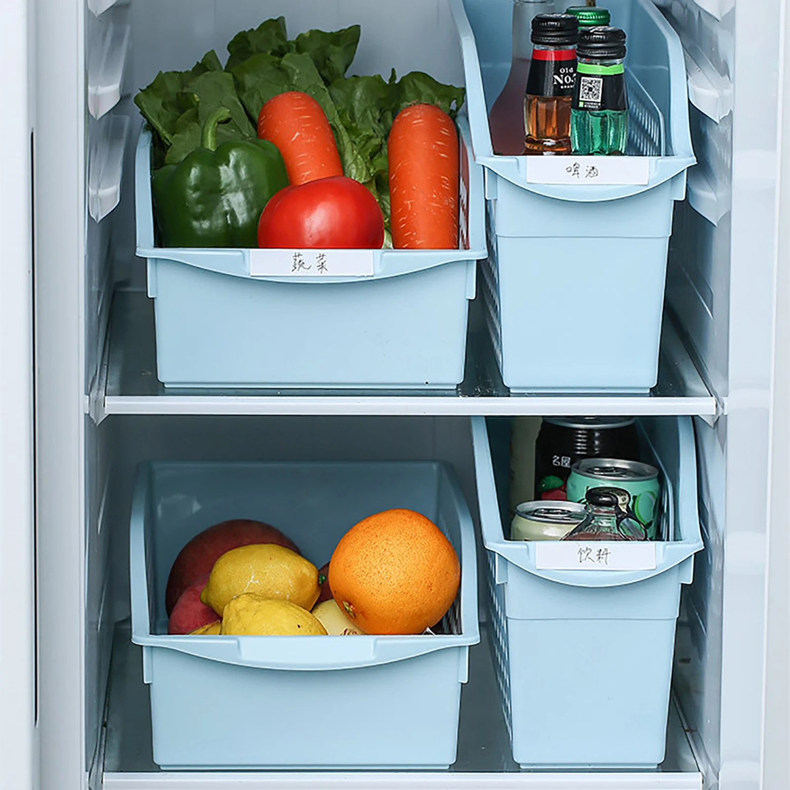 

Kitchen Sundry Storage Basket Tabletop Organizer Basket For Refrigerator Kitchen Cabinet Bathroom Home Sundry Tidy Organizer