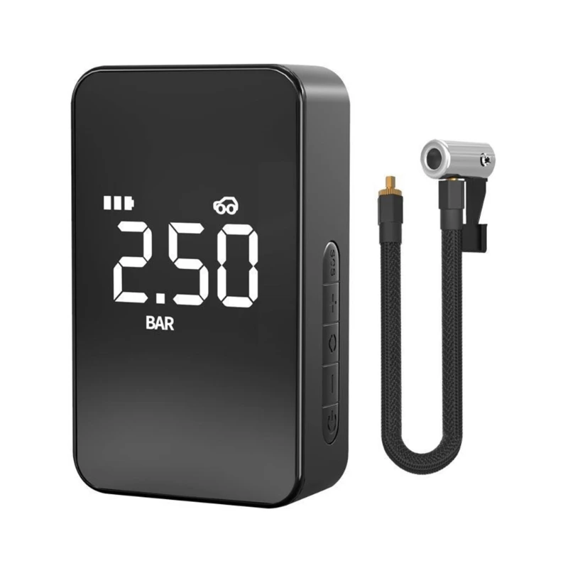 Air Pump For Car Tires Tire Pump For Bikes Led Display Batte