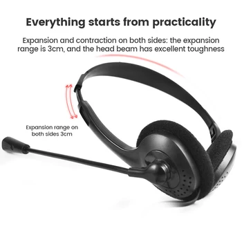 Wierd Headphones 3.5mm Noise Cancelling Headset Gamer Microphone Universal Earphones With Microphone For PC /Laptop/Computer 4