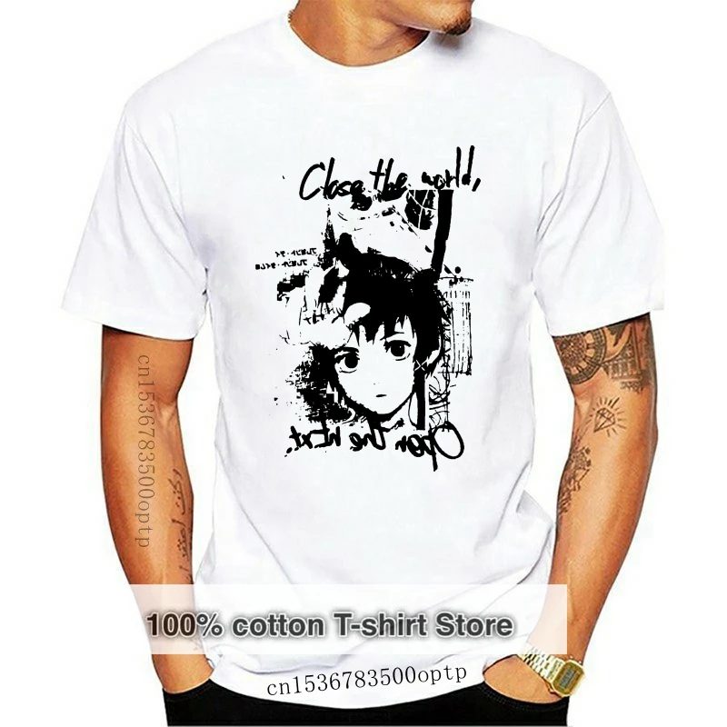Adult Men Serial Experiments Lain Cool Anime Cartoon Fans Short Sleeves Summer Tshirts Gift