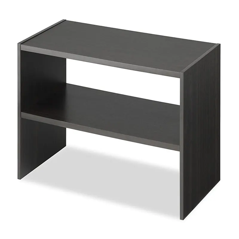 

Stackable 24" Wide 2-Shelf Storage Organizer Espresso