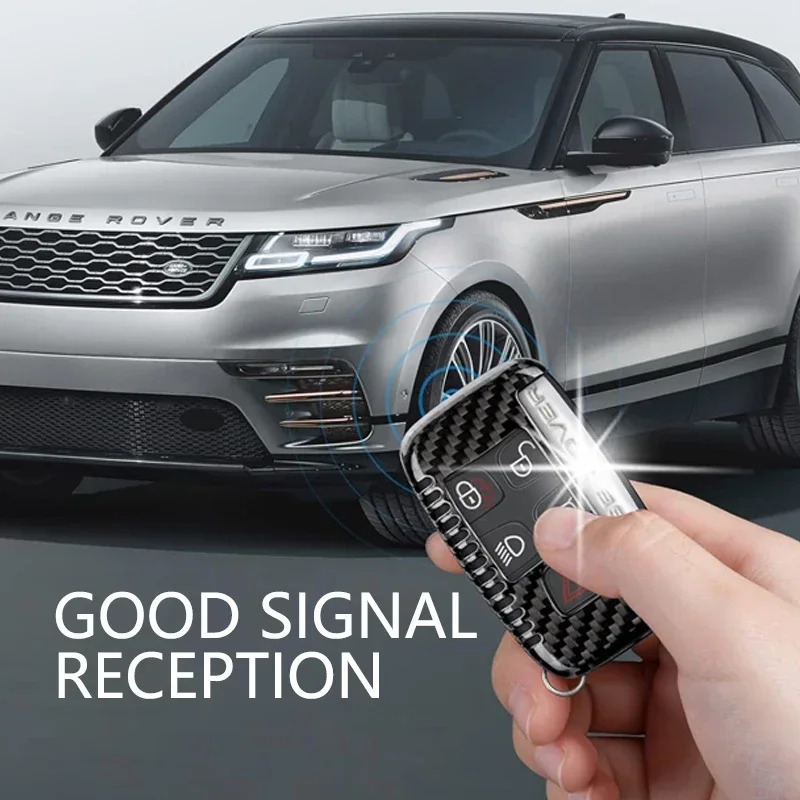 Чехол для ключей из углеродного волокна Land Rover Range Dsicovery LR4 HSE чехол Jaguar E-Pace F-Pace F-Type