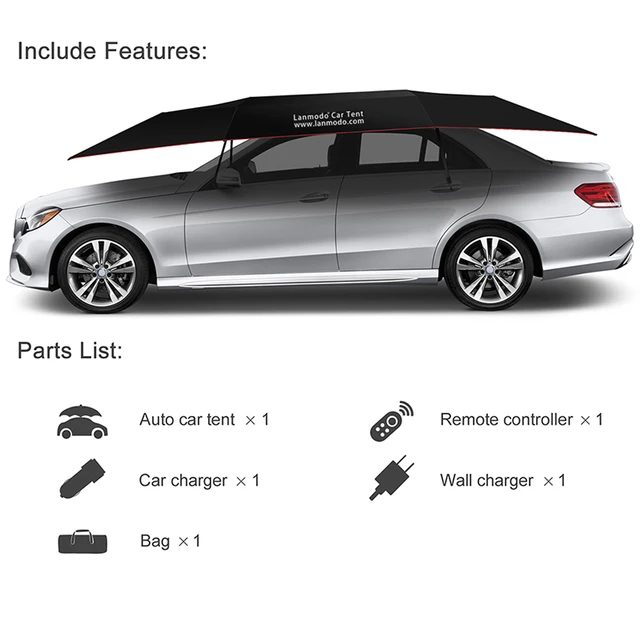 Lanmodo Car Tent 4.8M Length Automatic 