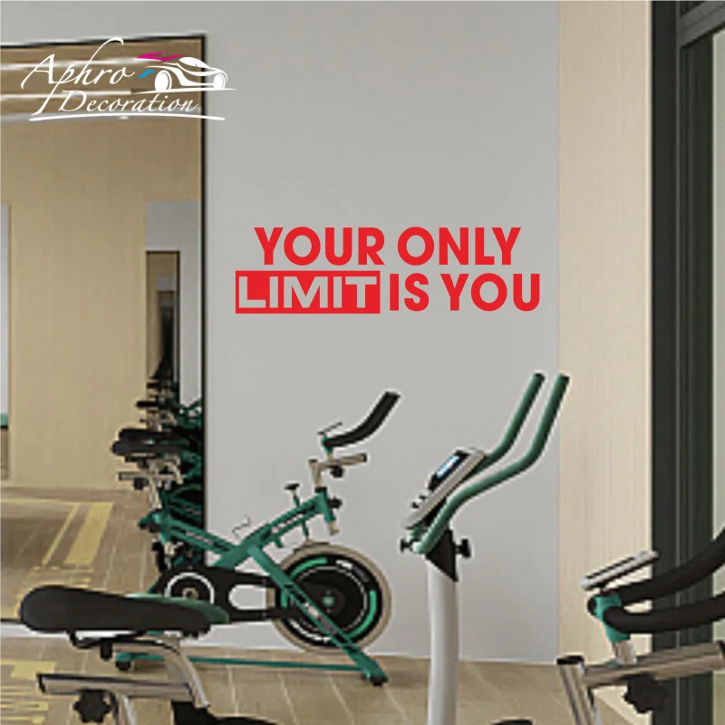 Наклейка на стену для тренировок и фитнеса