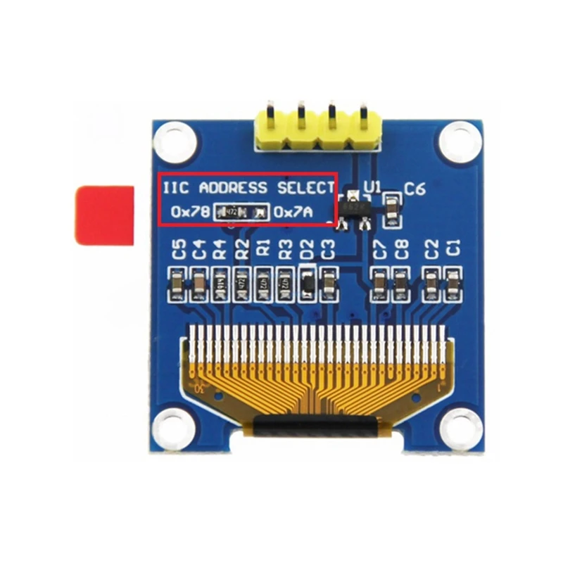 Модуль OLED-дисплея для Raspberry Pi последовательный модуль ЖК-дисплея I2C IIC 0 96x64 OLED 128