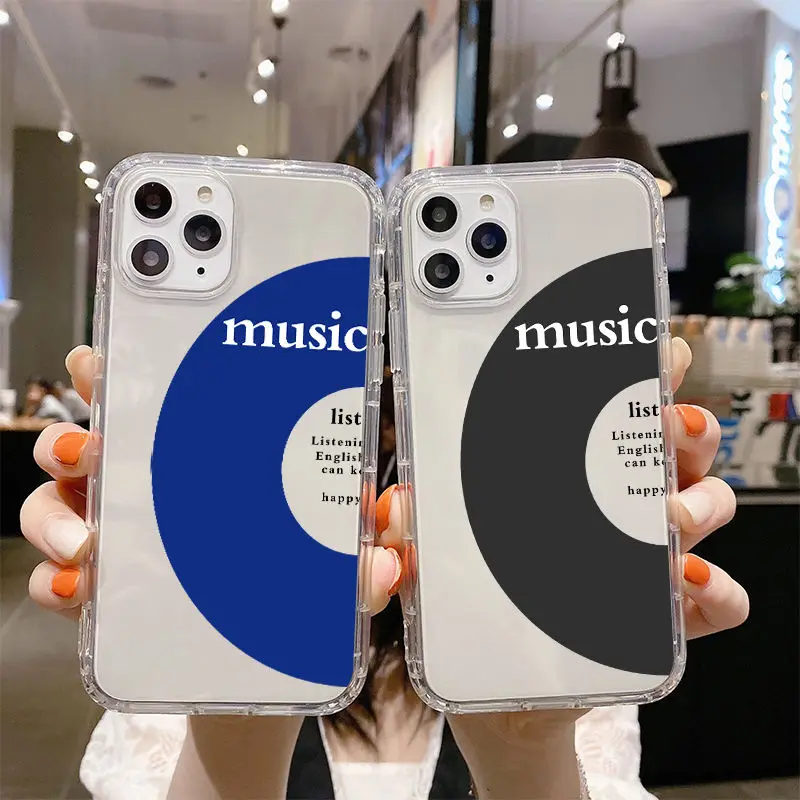 

Music CD Lovers‘ Cases For iPhone 11 Pro Max Mini 13 12 Pro Max X XR XS Max 8 7 6 6S Plus SE 2020 Soft Silicone Cover Funda