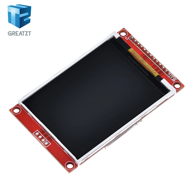2 8 &quot240x320 SPI TFT ЖК-модуль последовательного порта с адаптером печатной платы Micro SD
