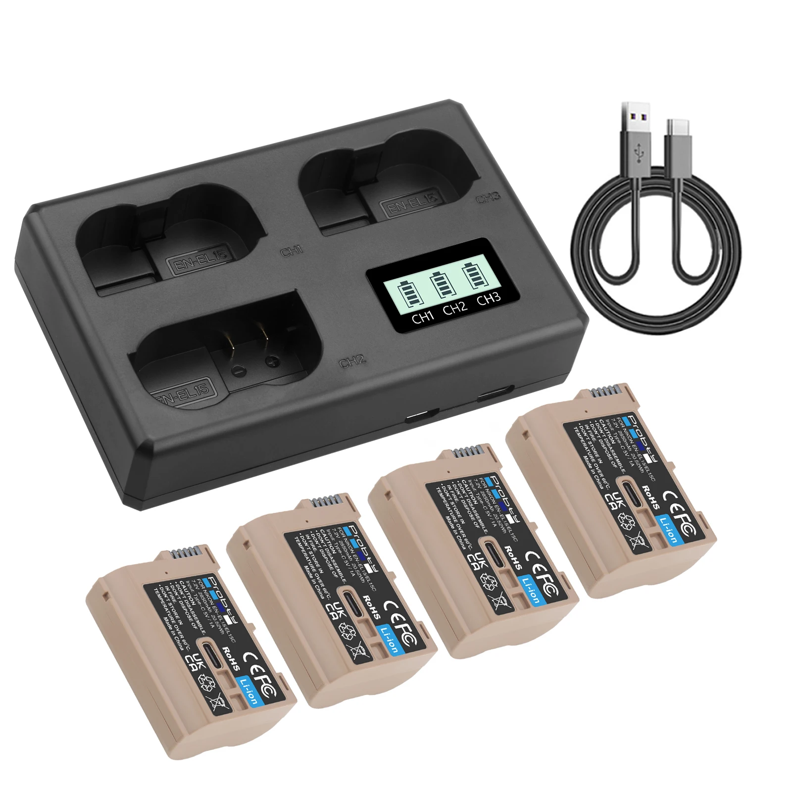 Аккумулятор для фотоаппарата Nikon Z6 III Zf Z8 Z7 II Z5 D850 D810A 2850 мАч