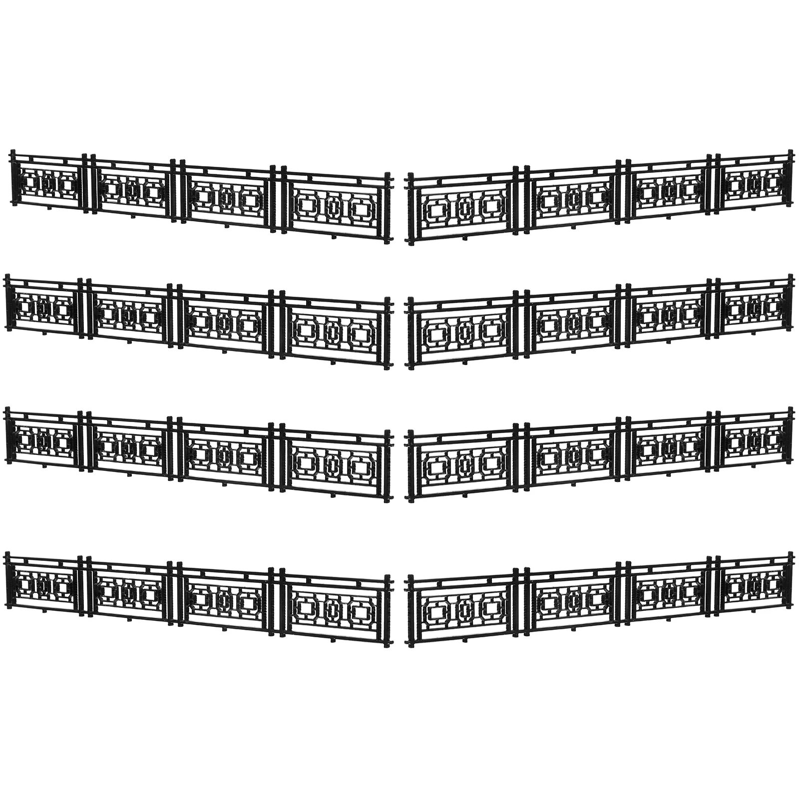 Собранная вручную песочница архитектурная модель перила украшение сада