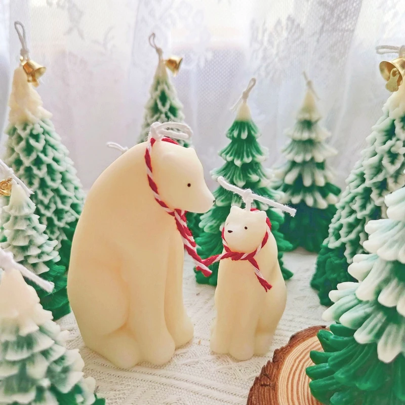 

Рождественские свечи, имбирный человек, снеговик, шерстяные перчатки, Мультяшные ароматизированные свечи ручной работы для дома, настольны...