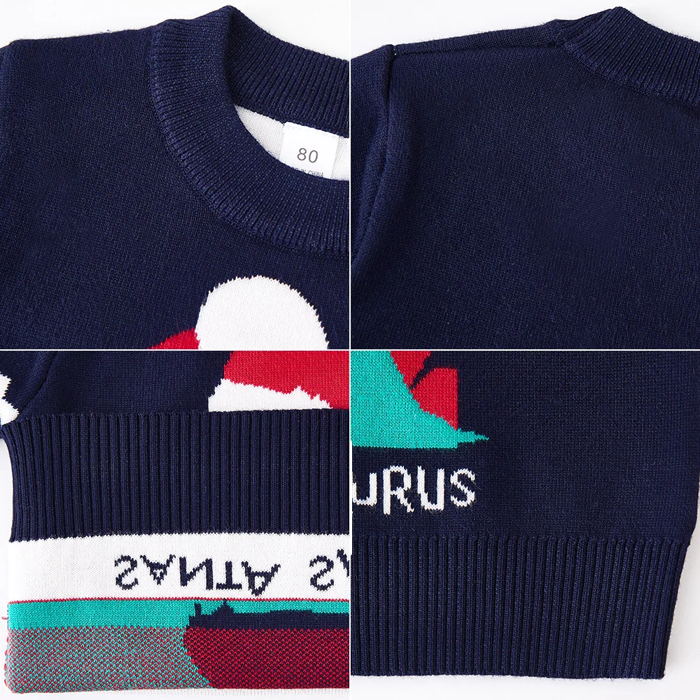 Европейско-американский зимний рождественский свитер для маленьких мальчиков