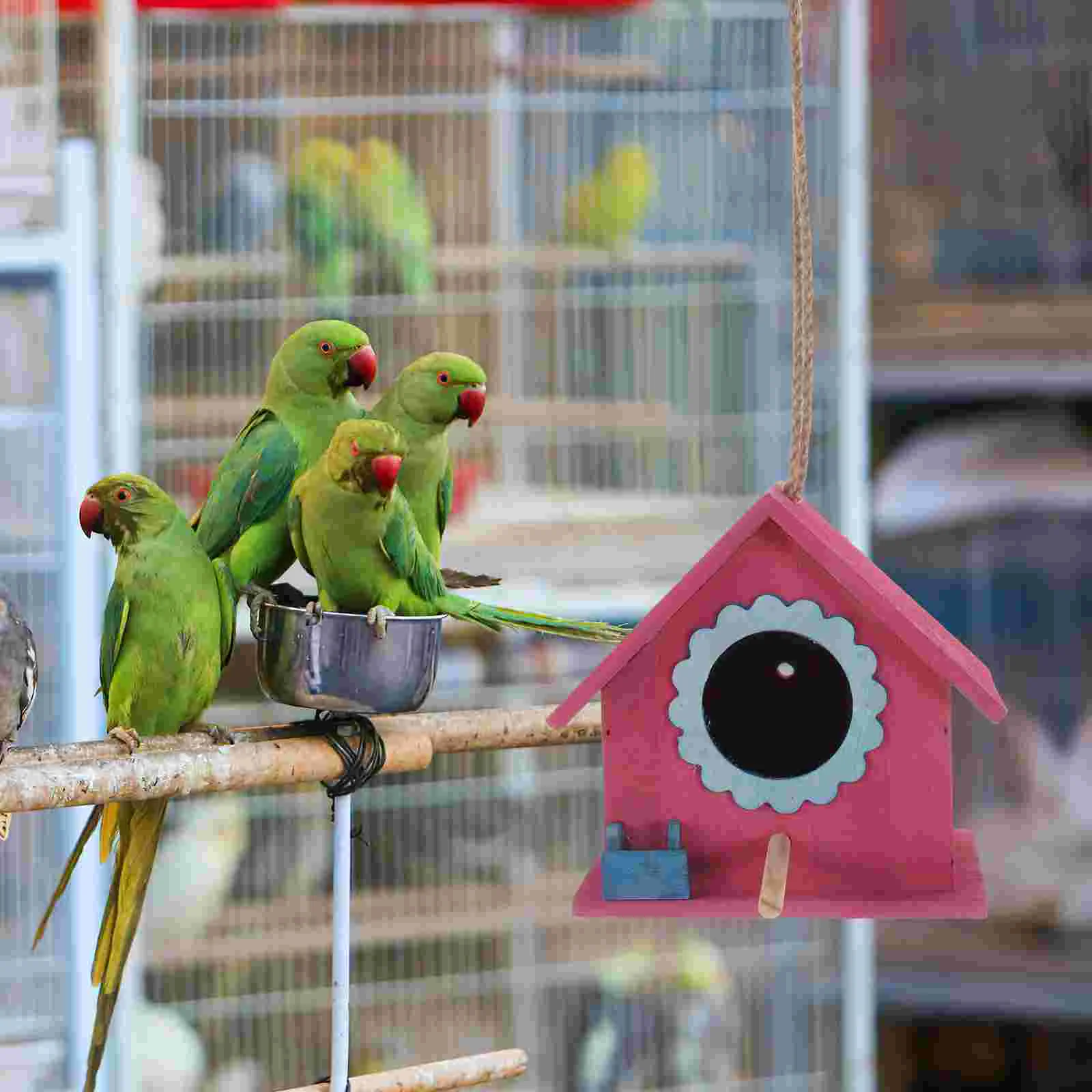 Деревянный птичий домик гнездо птичьи домики для улицы кормушка птиц