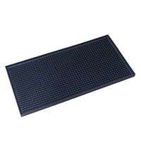 black rubber bar mat rubber bar service spill mat kitchen mat bar runner glass drip tray beer drink rail bars service mat