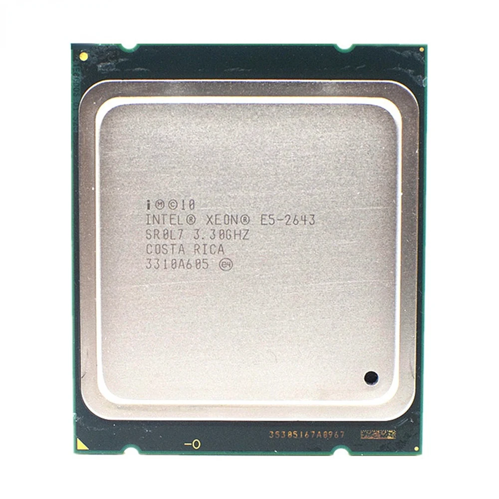 

Intel Xeon E5 2643 SR0L7 3.30Ghz CPU LGA 2011 Quad Core Processor