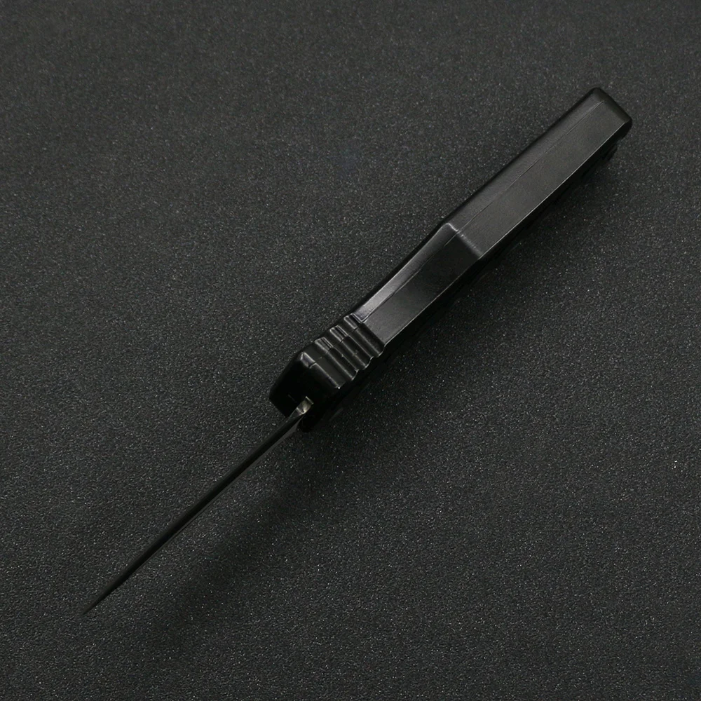 SF Mini открытый OTF Карманный охотничий нож 440 черное лезвие цинково-алюминиевая