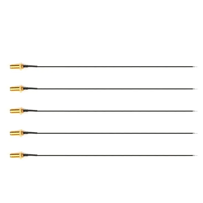 

5PCS Mini PCI .FL to SMA Female Connector Antenna Inner Hole Adapter Cable WiFi Pigtail Extension Cable Converter New Dropship