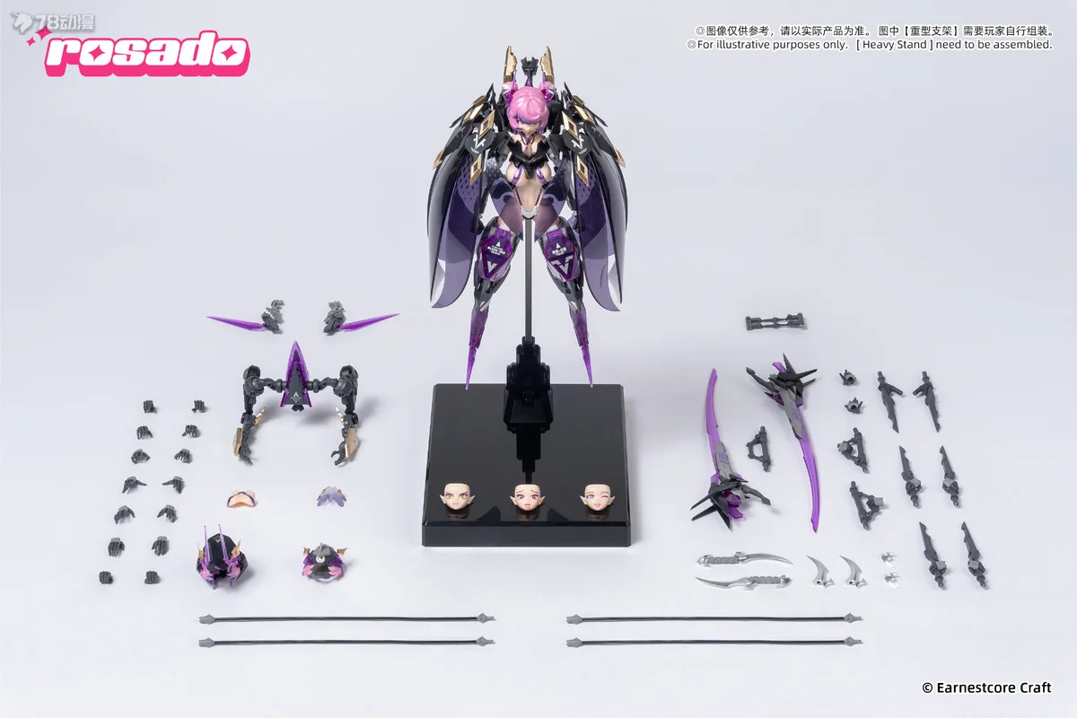 В наличии Новая Оригинальная Коллекционная Модель Earnestcore Craft ROSADO RS-02 STARFLOWER BLACK IRIS, Масштаб 110, Серия ACTION GIRLS (art.: 3920da84fac07) - 3920da84fac07
