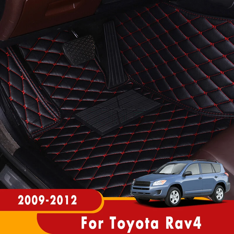 

Carpets Car Floor Mats For Toyota Rav4 2012 2011 2010 2009 Anti-Dirty Accessories Decoration Protect Foot Pads Custom Pedal Auto