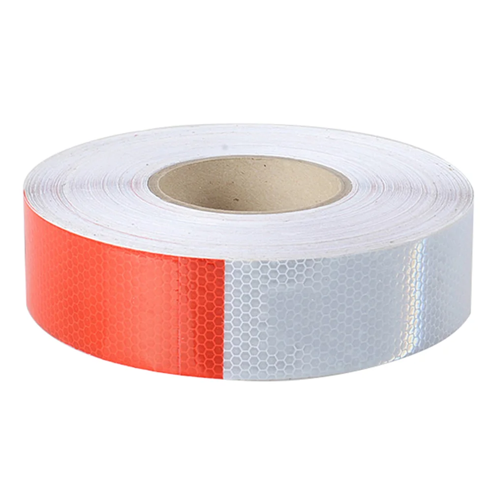

Reflective Caution Tape Conspicuity Tape Stickers Trailer Reflectors Warming Tape for Trucks Cars 5cm x 45M