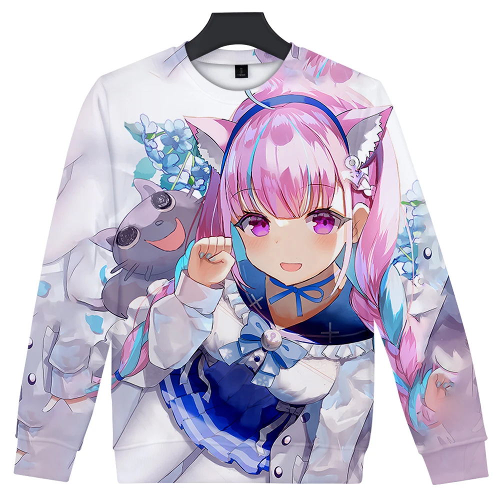

Holove VTuber minato Аква-печать 3D украшения и зимние праздничные наряды стиль мужчины/женщины повседневные кавайные убрачные очки