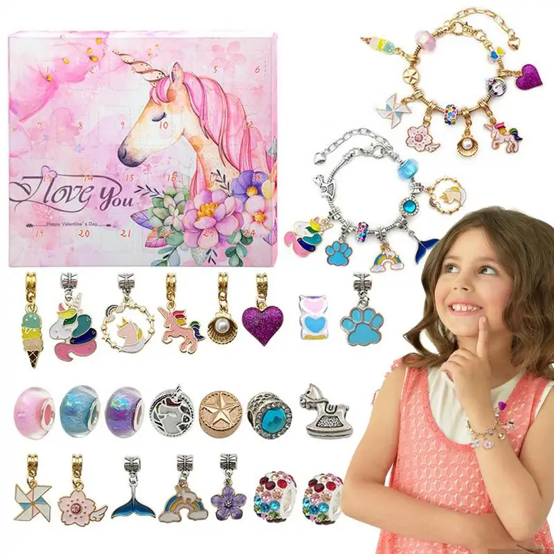 

Рождественский адвент-календарь DIY браслеты