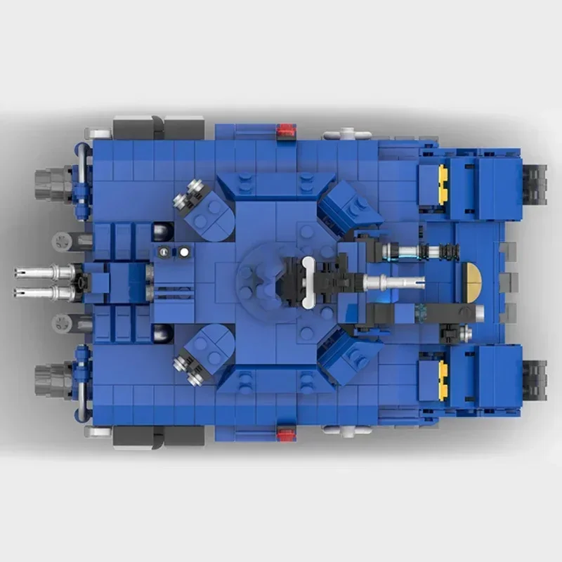 Популярные игры модель Moc строительные кирпичи мини-теновый танк технология