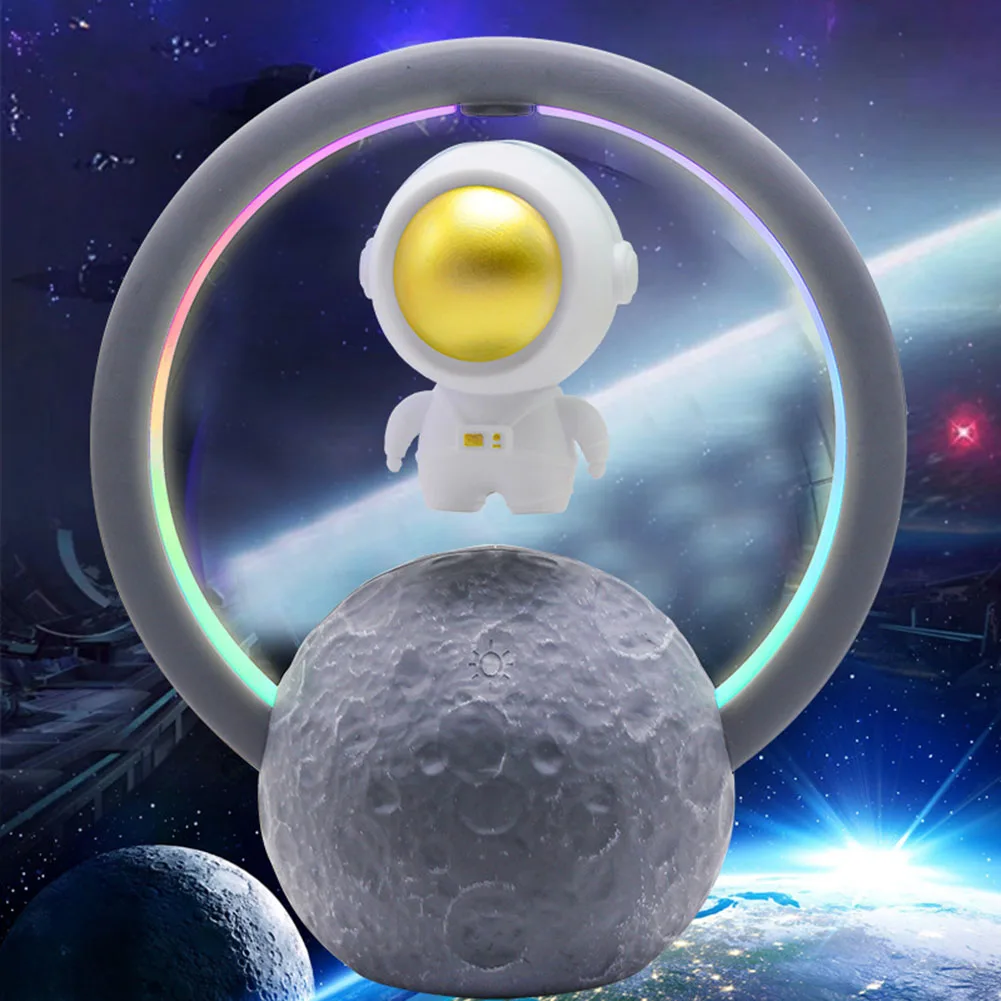 

Wireless Portable Speaker With LED Night Light Ornament For Bedroom Decoration