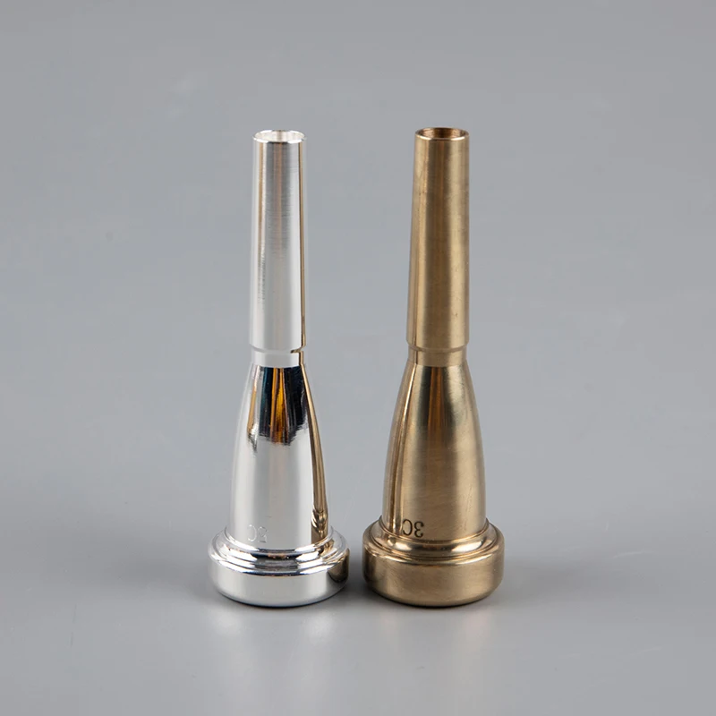 

1 шт. Профессиональный мундштук для труб размера Мег 3c/5c/7c, музыкальные аксессуары для начинающих Bach, запчасти или тренажер для пальцев