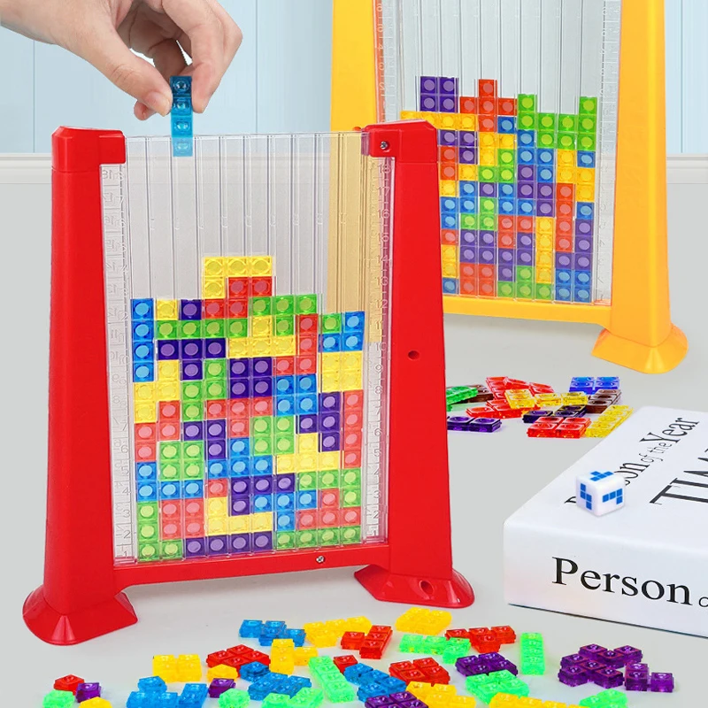 

3D Three-dimensional Jigsaw Puzzle Toy Creative Desktop Game Building Blocks Tangram Math Interactive Kids Educational Toy