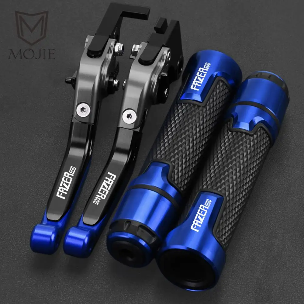 

Motorcycle Adjustable Brake Clutch Levers Handlebar Hand Grips Ends FOR YAMAHA FAZER600 FAZER 600 1998-2003 2002 2001 2000 1999