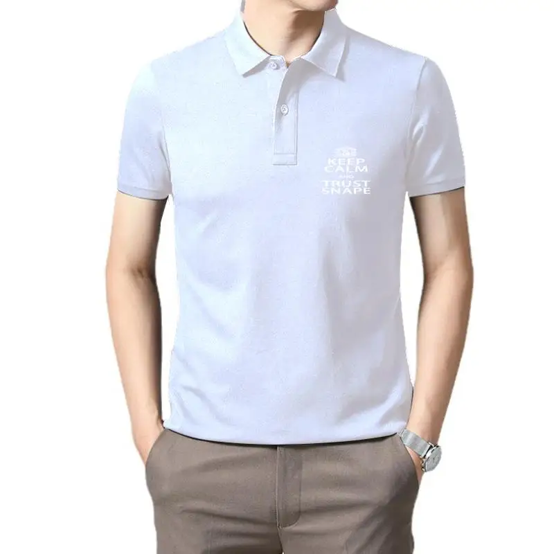 

Golf wear men Newest Fashion KEEP CALM AND TRUST SNAPE O-Neck Hipster polo t shirt for men