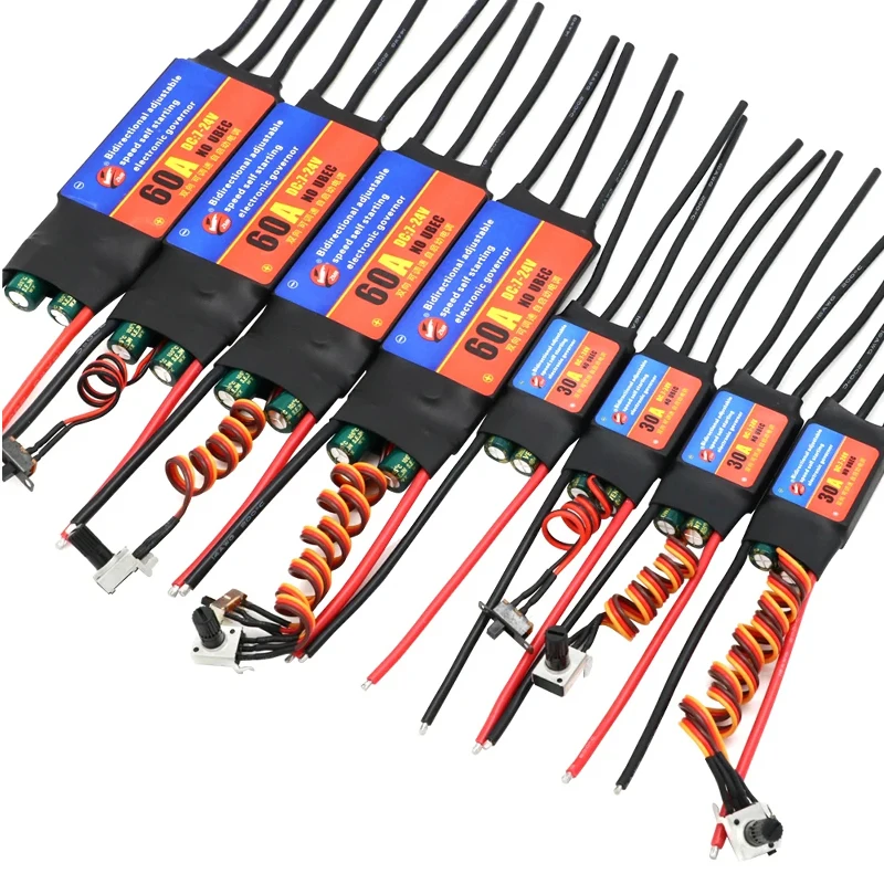 

ZMR 2-6S 30A 60A ESC двунаправленный самопусковой бесщеточный Электрический регулятор скорости ESC для инструментов «сделай сам»