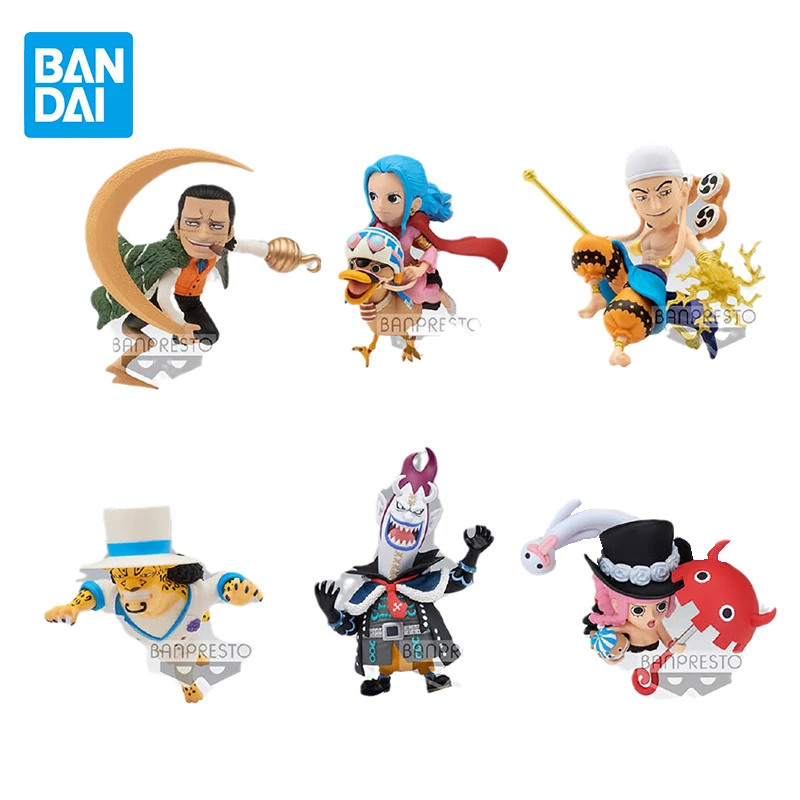 

Newest Banpresto One Piece Wcf Vol.6 One Hundred Views of The Great Pirates Enel Perona Vivi Action Anime Figure Model Child Toy