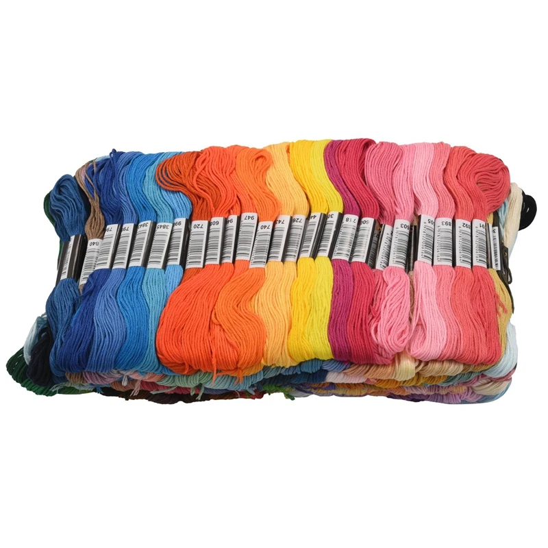 

Новая Радужная цветная вышивка нить, раньше, браслеты, нить, ремесла, нить, 200 мотков в упаковке