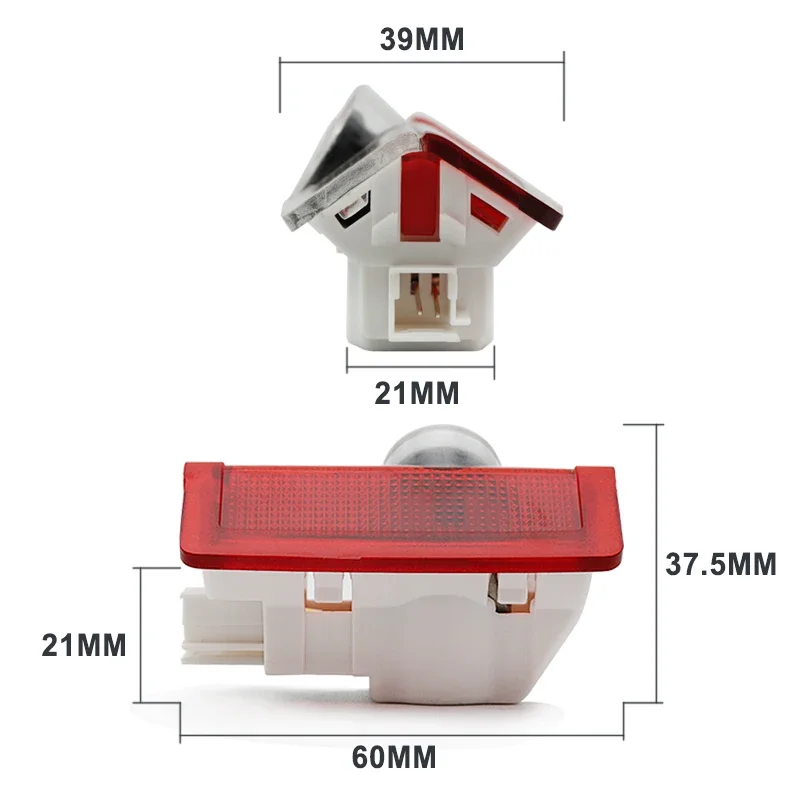 QCDIN для Mercedes-Benz Светодиодный лампа-проектор логотипа подсветка двери Mercedes GLB-Class