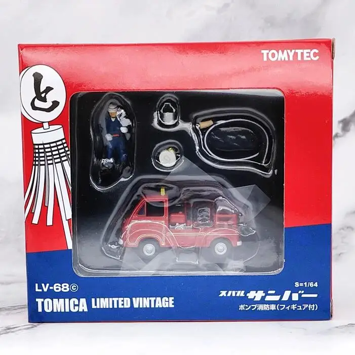Tomytec Tomica TLV LV-68C Sambar Pump Fire Engine ограниченная серия имитация сплава статическая