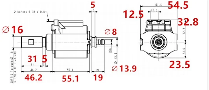 Италия ARS CP4SP AC 230 В-240 В 50 Гц 65 Вт Электромагнитный насос Кофемашина Водяной
