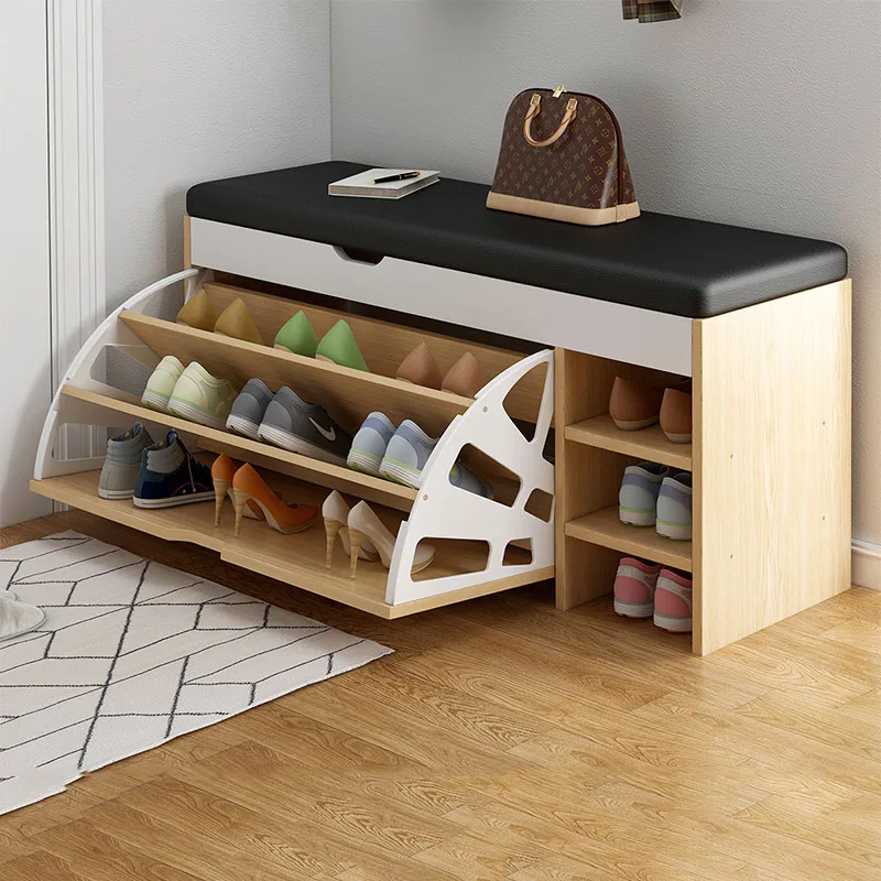 

Modern Folding Shoe Cabinets Hallway Interior Entrance Stool Shoe Cabinets Rack Seat Bench Zapatero Hallway Bedroom